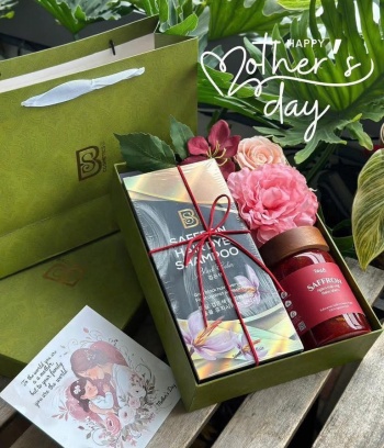 Bán dầu phủ bạc saffron nhuộm tóc bạc thành tóc đen